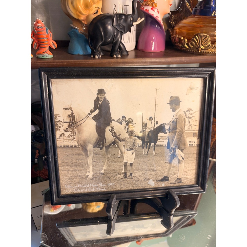 Vintage 1961 Bethesda Hospital Horse Show Photo/print‎ Village of Golf Florida